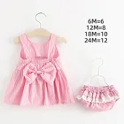 Melarioплатье для маленьких девочек летнее милое платье в горошек для младенцев платье принцессы из двух частей модная одежда для маленьких девочек