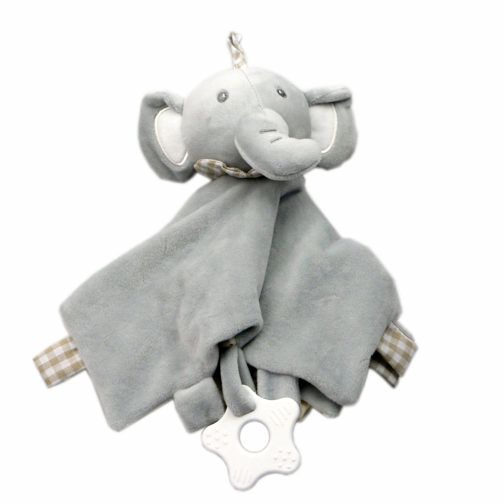 elephant-TH044 Детские погремушки, успокаивающее полотенце, детские куклы-кролики, комфортное полотенце с прорезывателем, прогулочная коляска, детские игрушки для 0-12 месяцев - Цвет: elephant-TH044