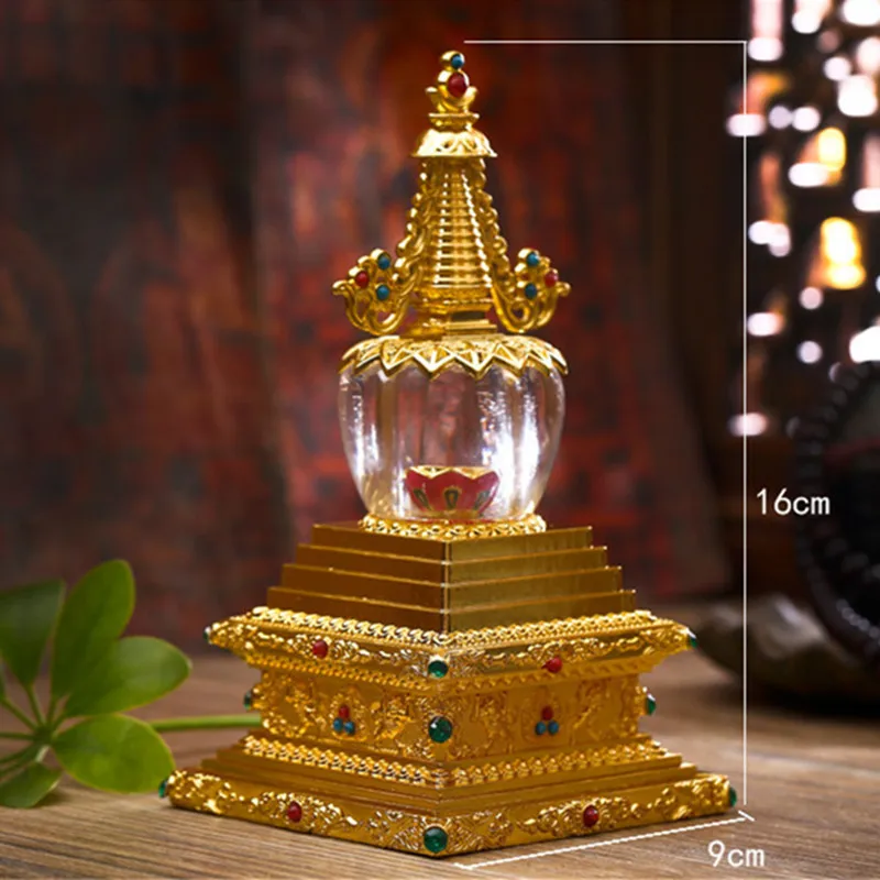 Тибетские поставщики золотого металлического сплава изысканный дизайн лотоса