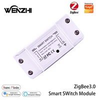 zigbee3 0 light switch diy module wireless relay for automation remote control on off 110220v smart life tuya alexa google home