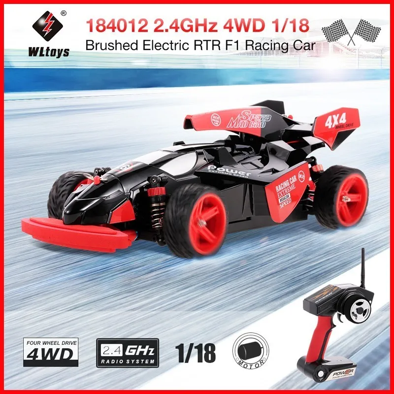 WLtoys 184012 2 4 ГГц матовый Радиоуправляемый автомобиль 4WD 1/18 45 км/ч Электрический RTR F1