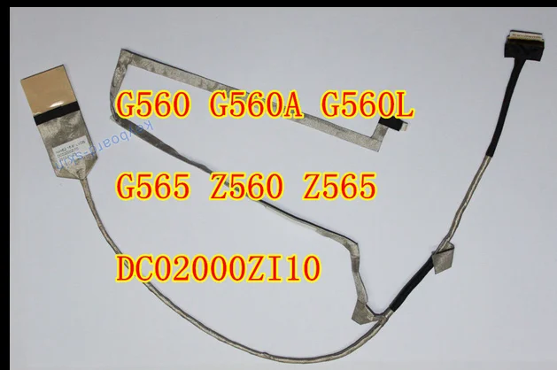 

Video screen cable For Lenovo G560 G565 Z560 Z565 G560A Z560A Z560G Z565G G560G laptop LCD LED Display Ribbon cable DC02000ZI10