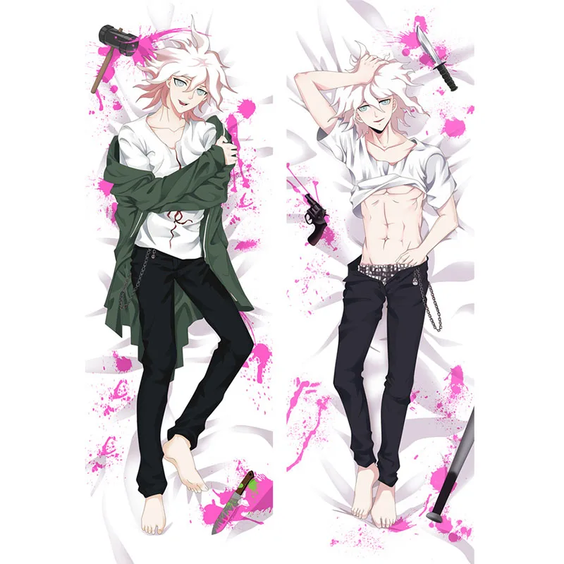Аниме данганронпа 2 Komaeda Nagito Косплей обнимающая Подушка Наволочка Мужская