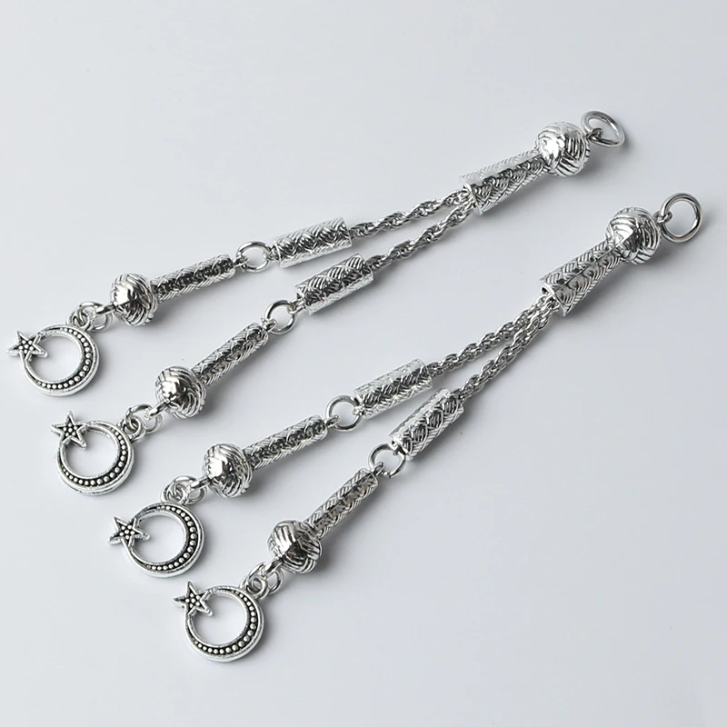 2pcs national emblem of Turkey The starsmoon Rosary pendant 9cm For jewelry making Muslim DIY accessories materials | Украшения и