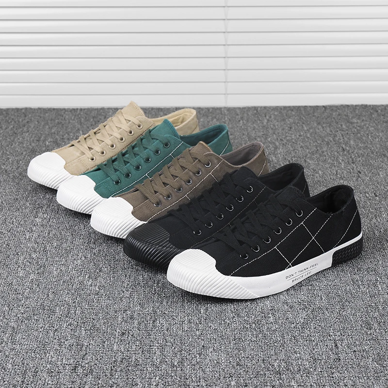 

2020 Mens Shoes Spring Espadrilles Men Canvas Shoes Men outdoor Breathable Men's summer lace up fashion shoes Zapatillas Hombre