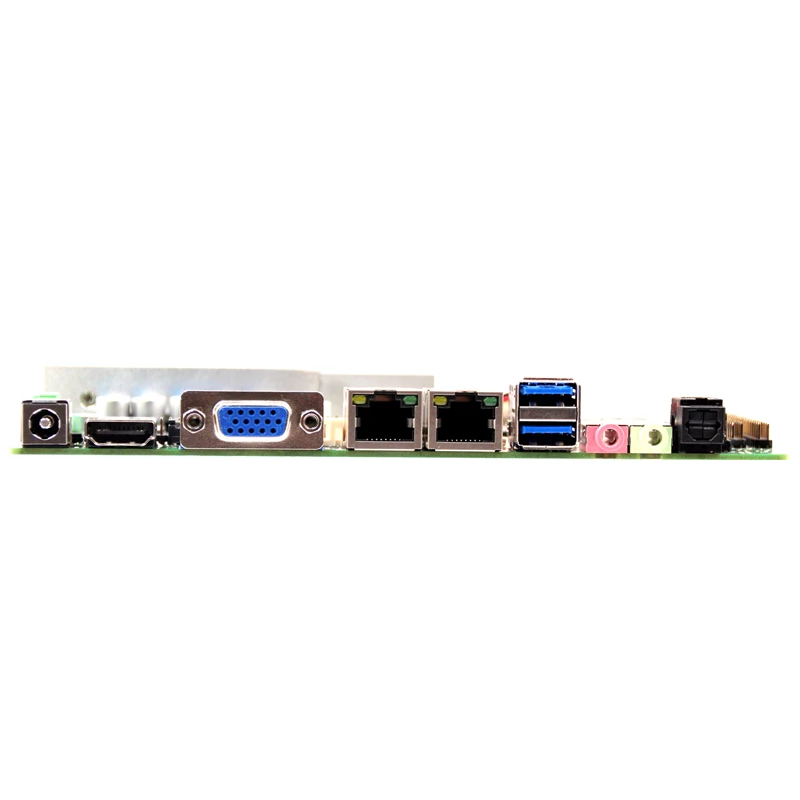 I3 5010 ЦП mini itx материнские платы с сенсорным экраном на борту 4 Гб + ОЗУ 128 SSD 6 * COM 2