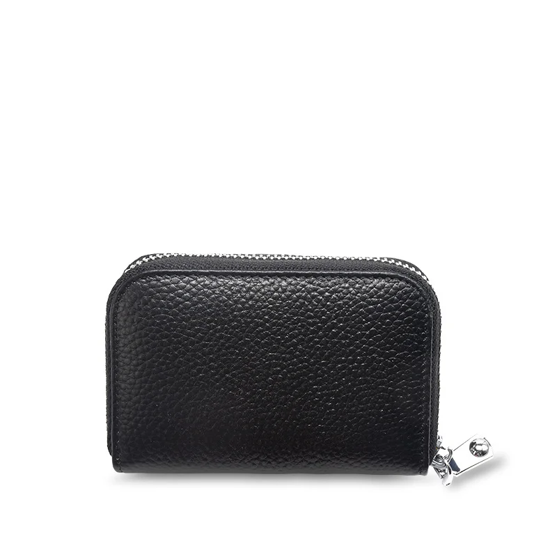 

Genuine Leather Multi-Card Slot Thin Large-Capacity Small Wallet Men's and Women's Clutch Bag Organ Driver's License Holder