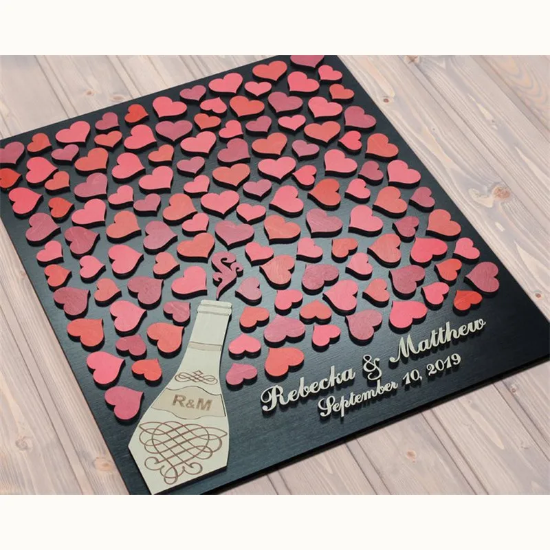 Индивидуальная Свадебная Гостевая книга альтернатива винному шампанскому