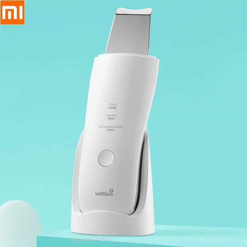 Ультразвуковой скраб для лица xiaomi WéllSkins глубокое очищение отшелушивающее
