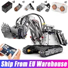 Mould King 13130 высокотехнологичный 42100 пульт дистанционного управления для экскаватора liebschrsd 9800 App RC Terex RH400 строительные блоки для грузовиков детские игрушки