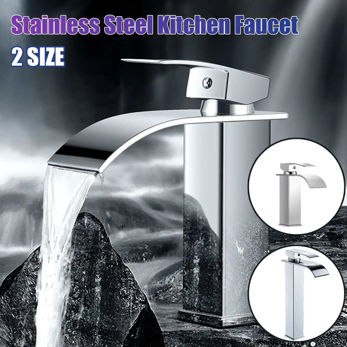 

Вращение Нержавеющая сталь Кухня кран питьевой воды одно отверстие черный горячей и холодной чистой водяные раковины двухслойные смесите...