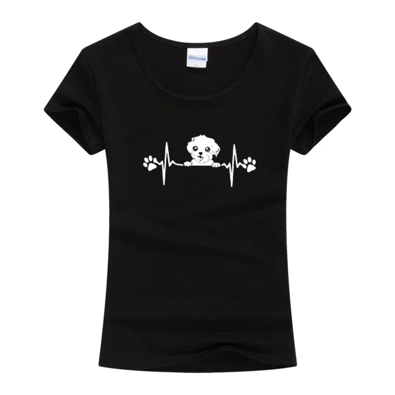 Женская футболка с короткими рукавами летняя повседневная милым принтом