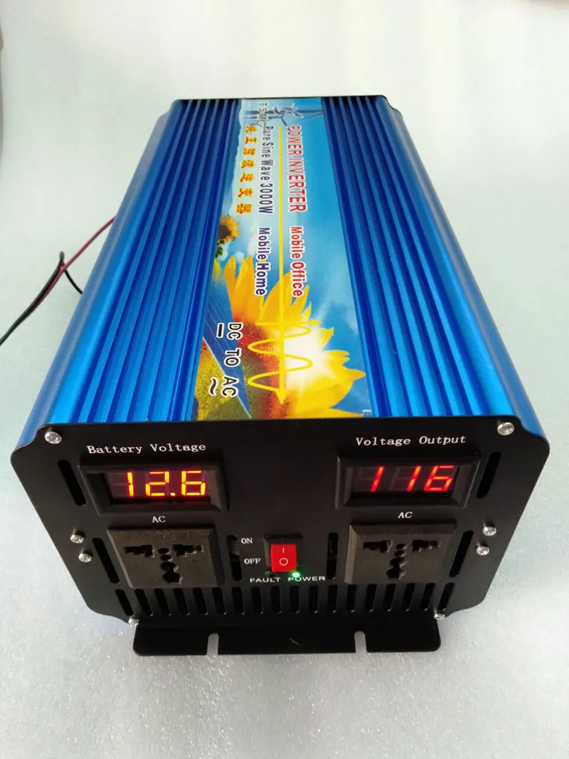 Бесплатная доставка чистый синусоидальный инвертор постоянного тока 36 В в
