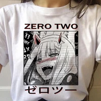 t shirt zero two women darling in the franxx anime harajuku girl print women tops loose summer short sleeve chic female t shirt