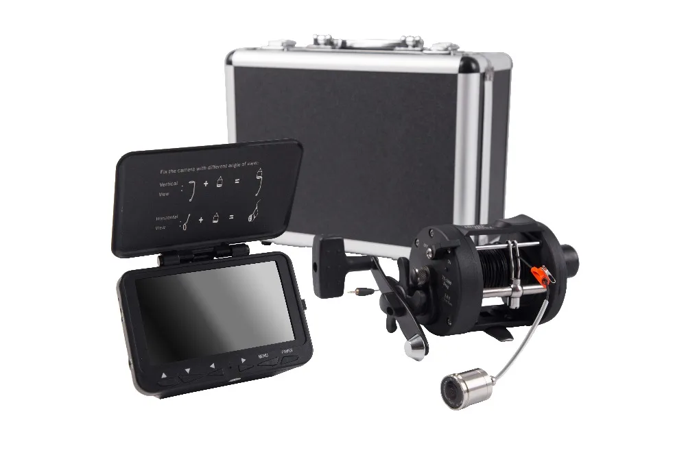 Видеоэхолот WF06A камера для подледной рыбалки 8 инфракрасных светодиодов монитор 4