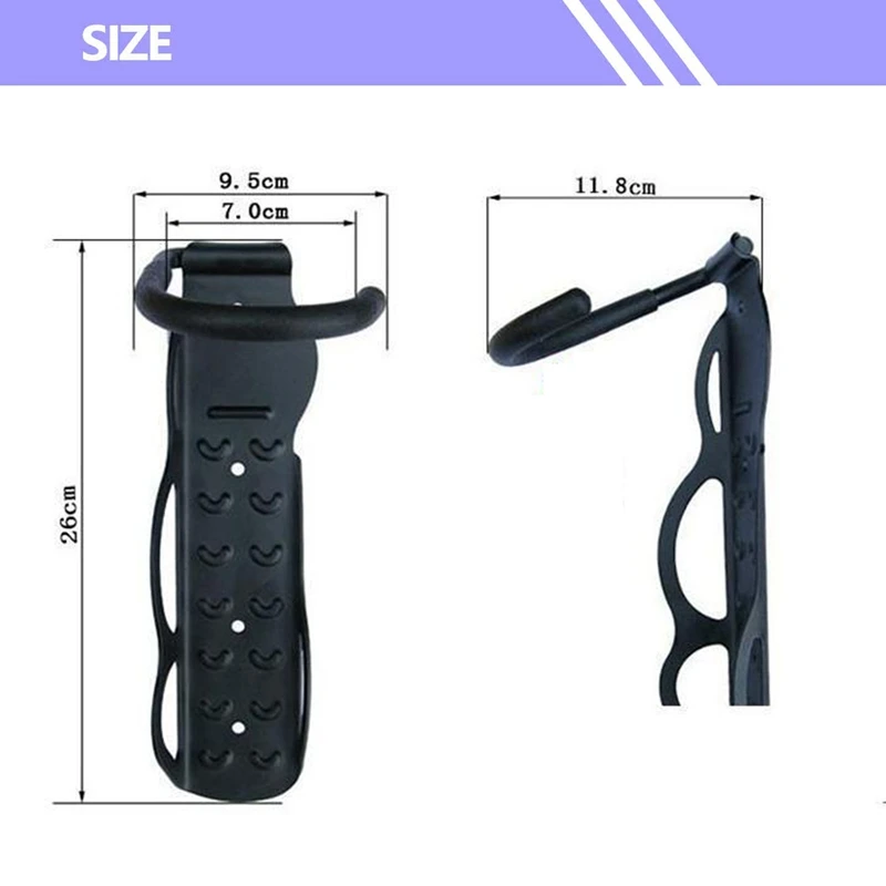 

3Pack Bike Wall Mount Hook Bicycle Rack Garage Wall Mount for Indoor Garage Shed Bike Storage
