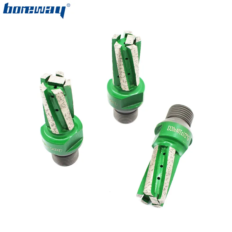 Алмазный режущий наконечник Boreway D20 * 40T 1/2G CNC 5 + 1 сегментов для каменной раковины