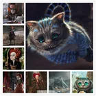 Disney DIY 5D Париж Эйфелева башня Алмазная мозаика, вышивка крестиком на рисунке, Алиса в стране чудес комплект бриллианты вышивка квадратное сверло декор