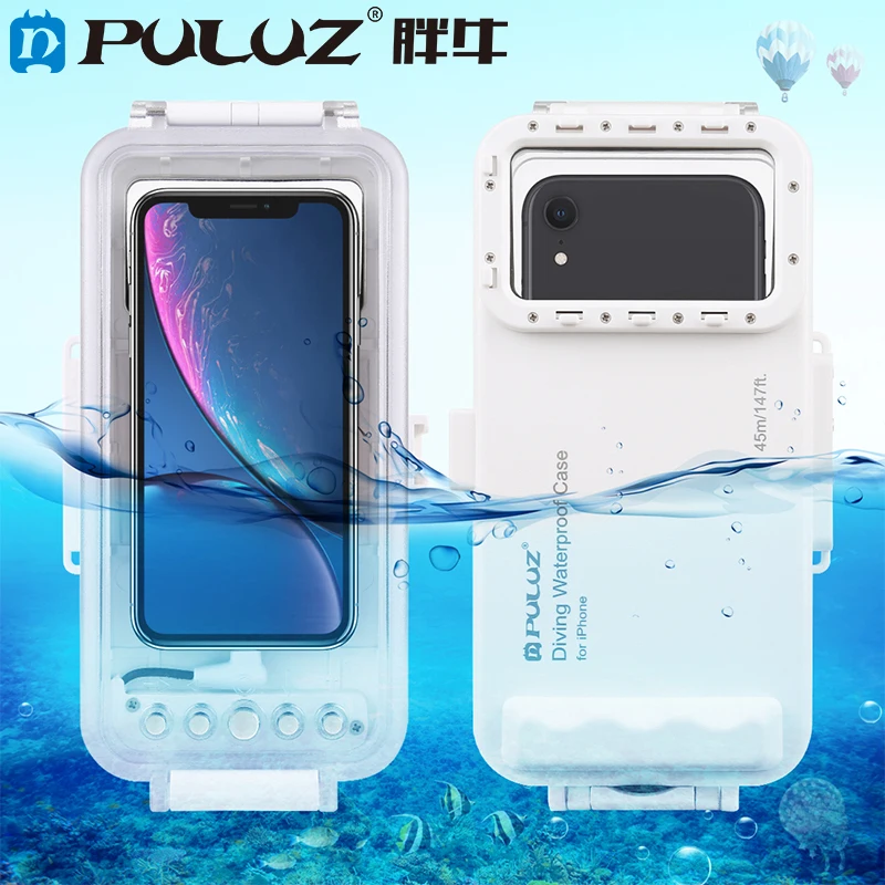 PULUZ 45 м водонепроницаемый корпус для дайвинга фото-и видеосъемки подводный чехол