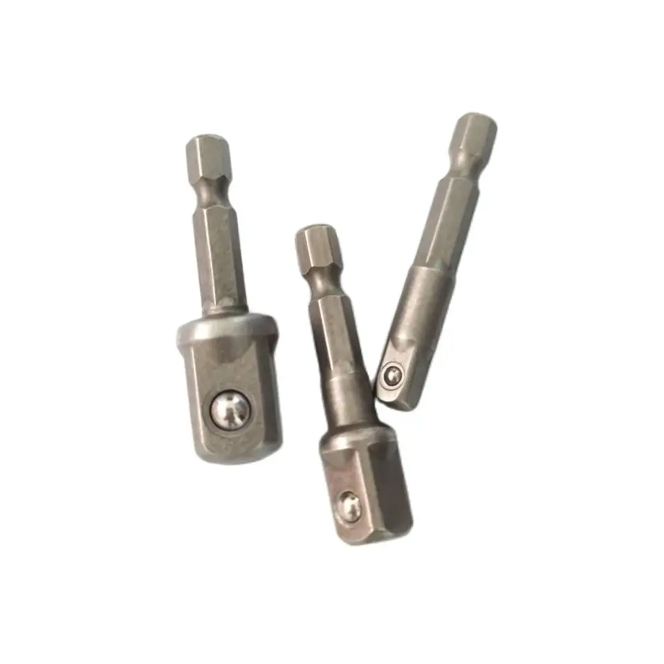 

Переходник из хромованадиевой стали, 3 шт./лот, 50 мм, шестигранный хвостовик на 1/4 дюйма, 3/8 дюйма, 1/2 дюйма, удлинительные сверла, Набор бит с ше...