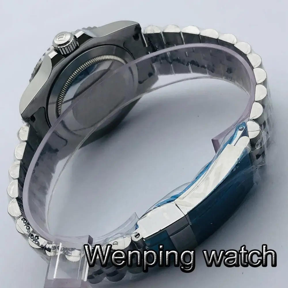 Мужские повседневные Роскошные деловые часы Bliger 40 мм с белым циферблатом и датой