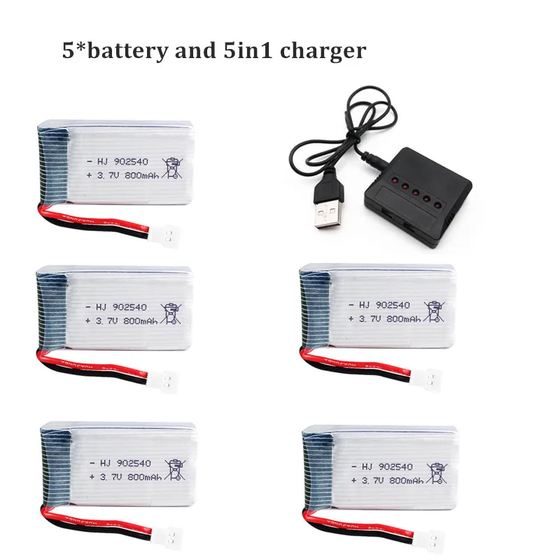 1S 3 7 V 800mAh литий полимерная батарея для Syma X5 X5C X5SC X5SW TK M68 MJX X705C SG600 RC Квадрокоптер