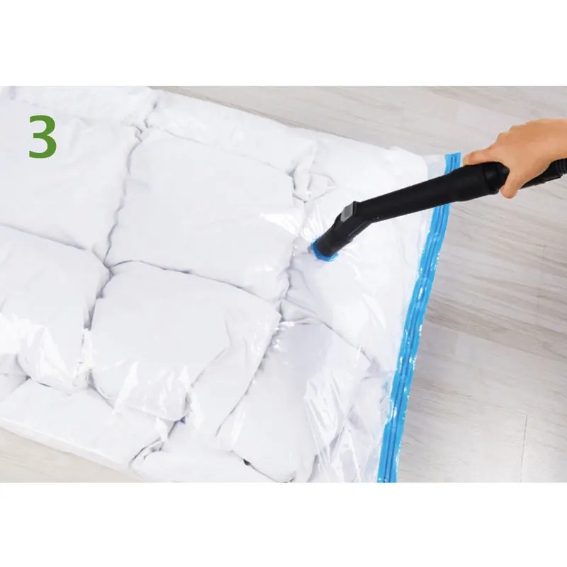 Набор вакуумных сумок для хранения одежды одеял складной сжатый органайзер