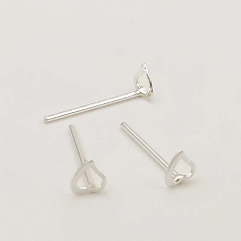 Сердце Звезда нос пирсинг шпилька для женщин 925 серебро минималистский Индия Нос