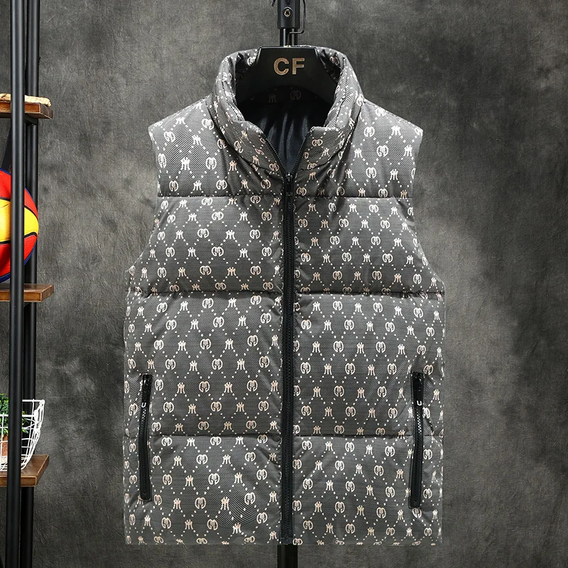 2021 Hot-selling New Men's Winter Vest Warm Hooded Vest Men Casual Waistcoat Sleeveless Jackets Men Thicken Parkas Dropshipping