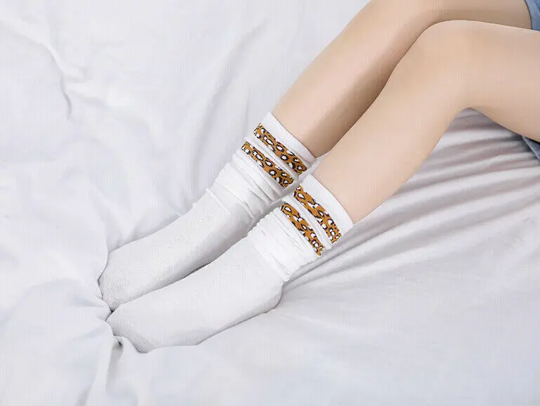 Модные Детские Полосатые чулки для малышей милые детские носки-кубики девочек