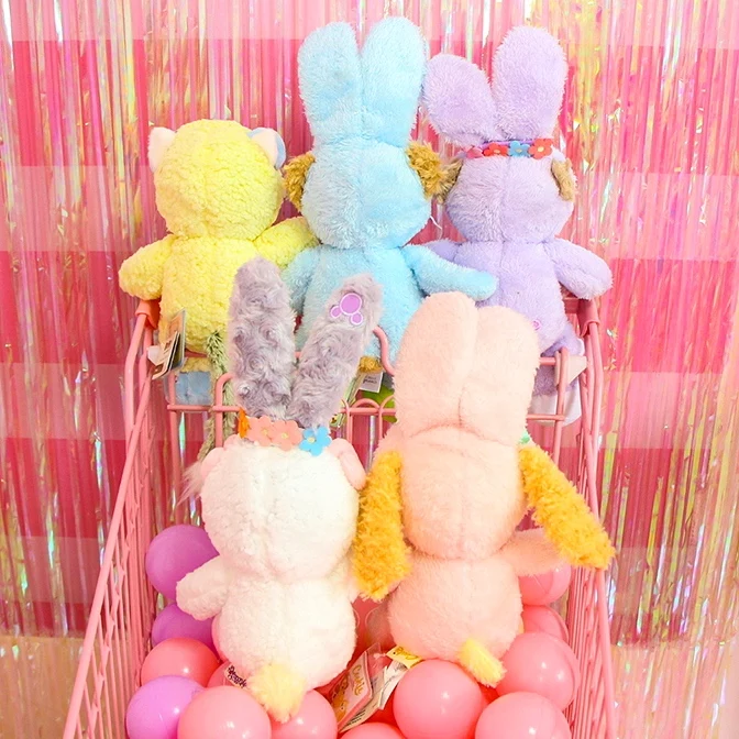 Пасхальный кролик медведи дуффи и Shelliemay Kawaii Плюшевые игрушки Stellalou Gelatoni кошка