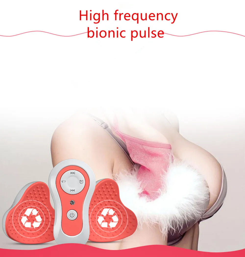 Электрический массажер для груди магнитный с защитой от провисания увеличения |