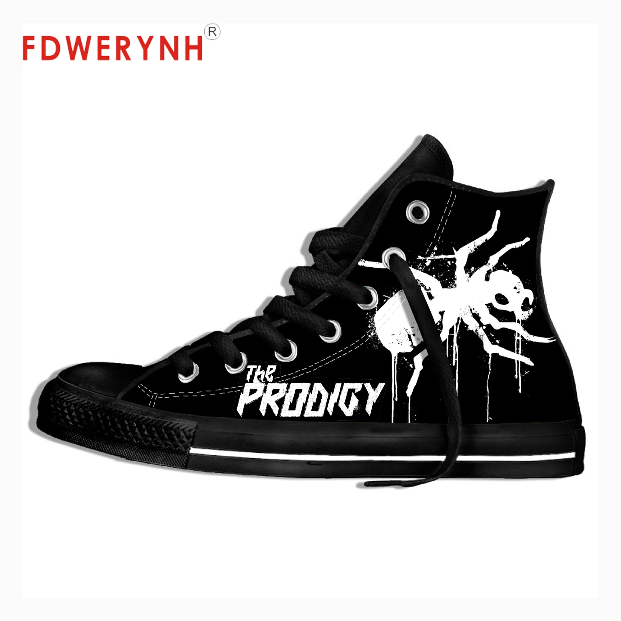 

Men's Canvas Casual Shoes THE PRODIGY EXPERIENCE THE PRODIGY Metal Rock Band Wo3D Print Mens Customize Pattern Lightweight Shoes