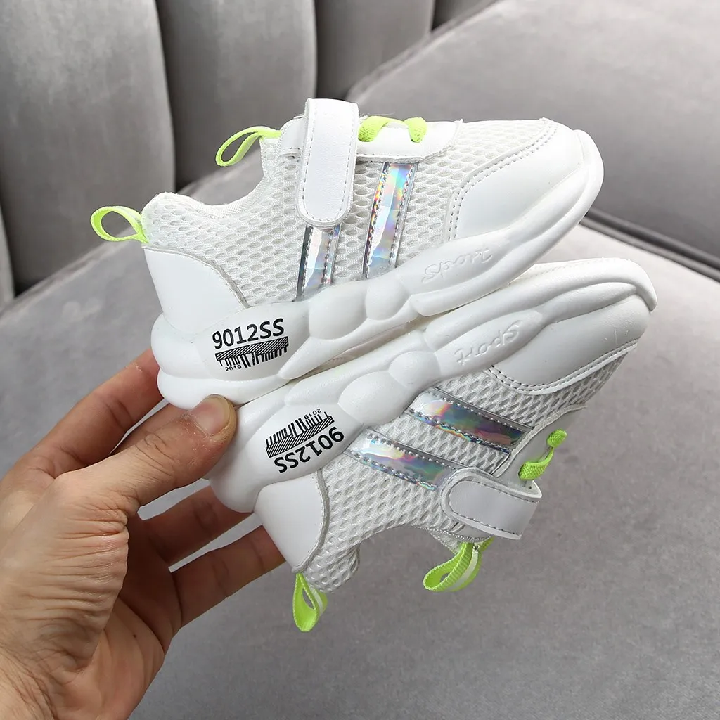 Осенняя детская спортивная обувь для маленьких девочек и мальчиков повседневная