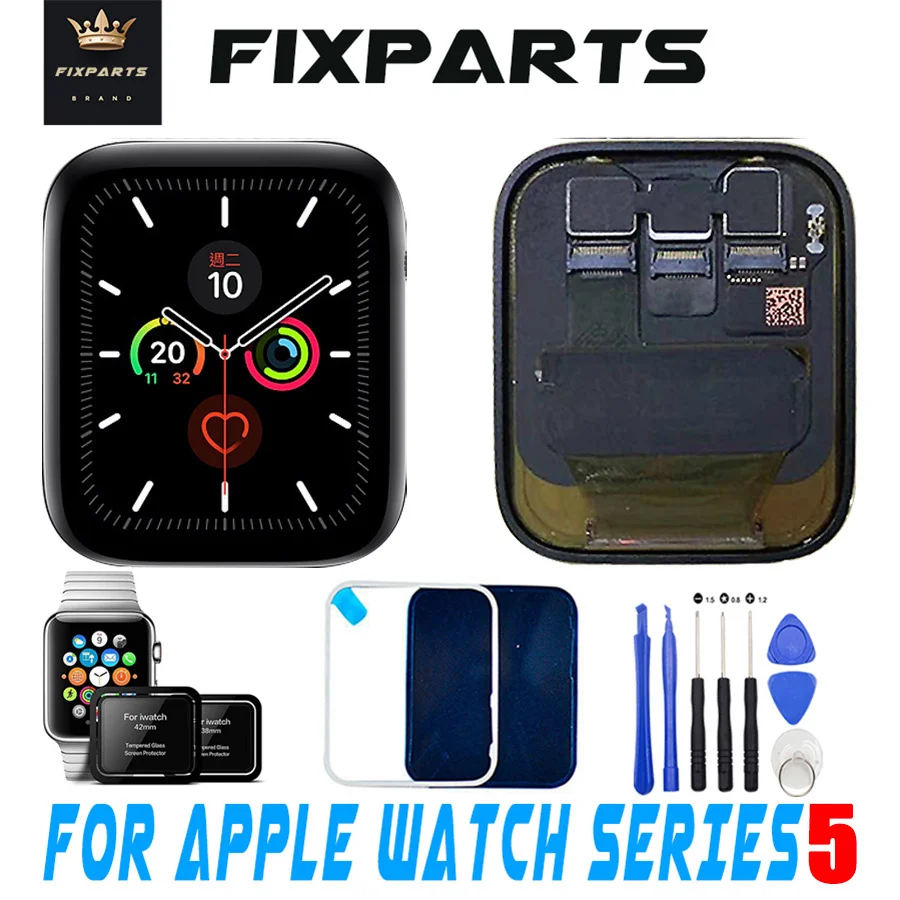 Для Apple Watch Series 5 GPS ЖК дисплей сенсорный экран дигитайзер Series5 40 мм/44 мм Pantalla