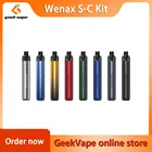 Оригинальный комплект Geekvape Wenax S-C встроенный аккумулятор 1100 мАч вейп-ручка 2 мл емкость картридж с испарителем VS Wenax K1