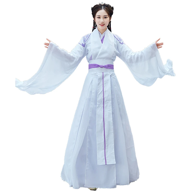 Сериал Mo Dao Zu Shi The Untamed Jiang Yanli Косплей Костюм Костюмы древний Китай Hanfu для женщин Рождество Необычные Вечерние