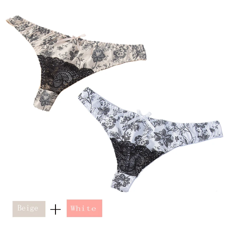 Julexy, размеры s, m, l, X, XL, сексуальные стринги, выдалбливают, нижнее белье, трусы танга, для девушек, низкая талия, хлопок, удобные стринги, женские трусики - Цвет: Beige-White
