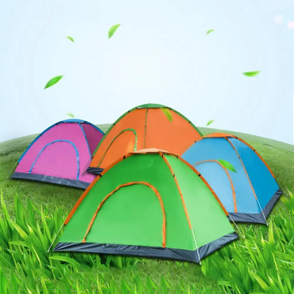 

Outdoor Automatic Quick-opening Double Tent Camping Camping Tent Beach Travel Tent Double Tent Quick-opening Shelter Awning