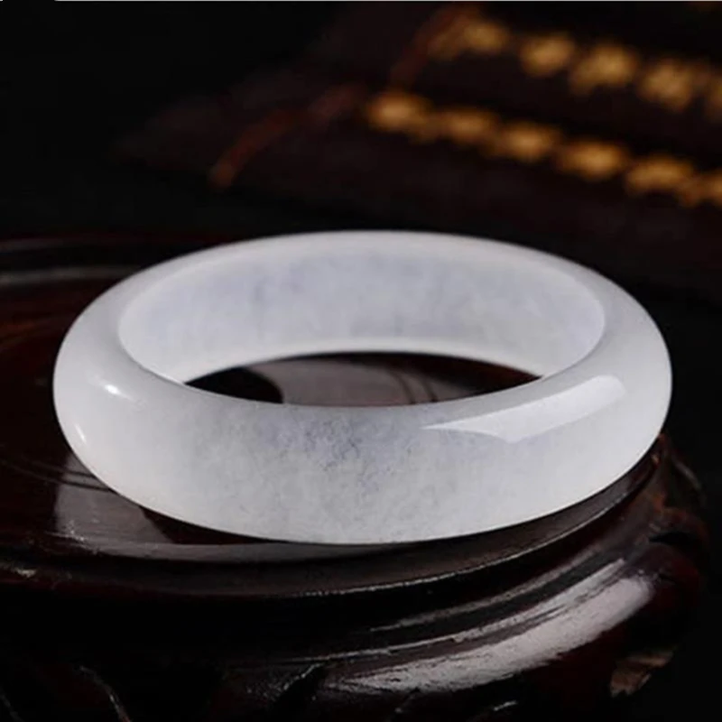 

2021 Luxurious Boutique Jewellery High Grade Ice Seed Jade Bracelet&Bangle Women Jade Pulseira Bangles Lover Gift Chinese Style