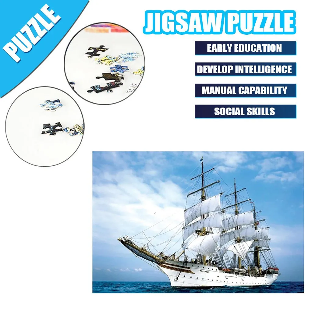 2020 Горячая продажа Пазл 1000 штук для взрослых детей пазл праздничный подарок