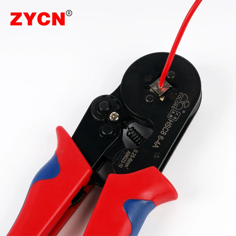 

Tubular Terminal Crimping Tools Mini Electrical Pliers HSC8 6-4 0.25-6mm2 23-7AWG 6-6B 4-16mm2 High Precision Clamp Sets