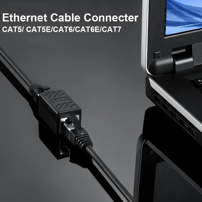 RJ45 муфта сети Ethernet двойной прямой головкой Lan кабель Joiner CAT 5 5E 6 6a Удлинитель