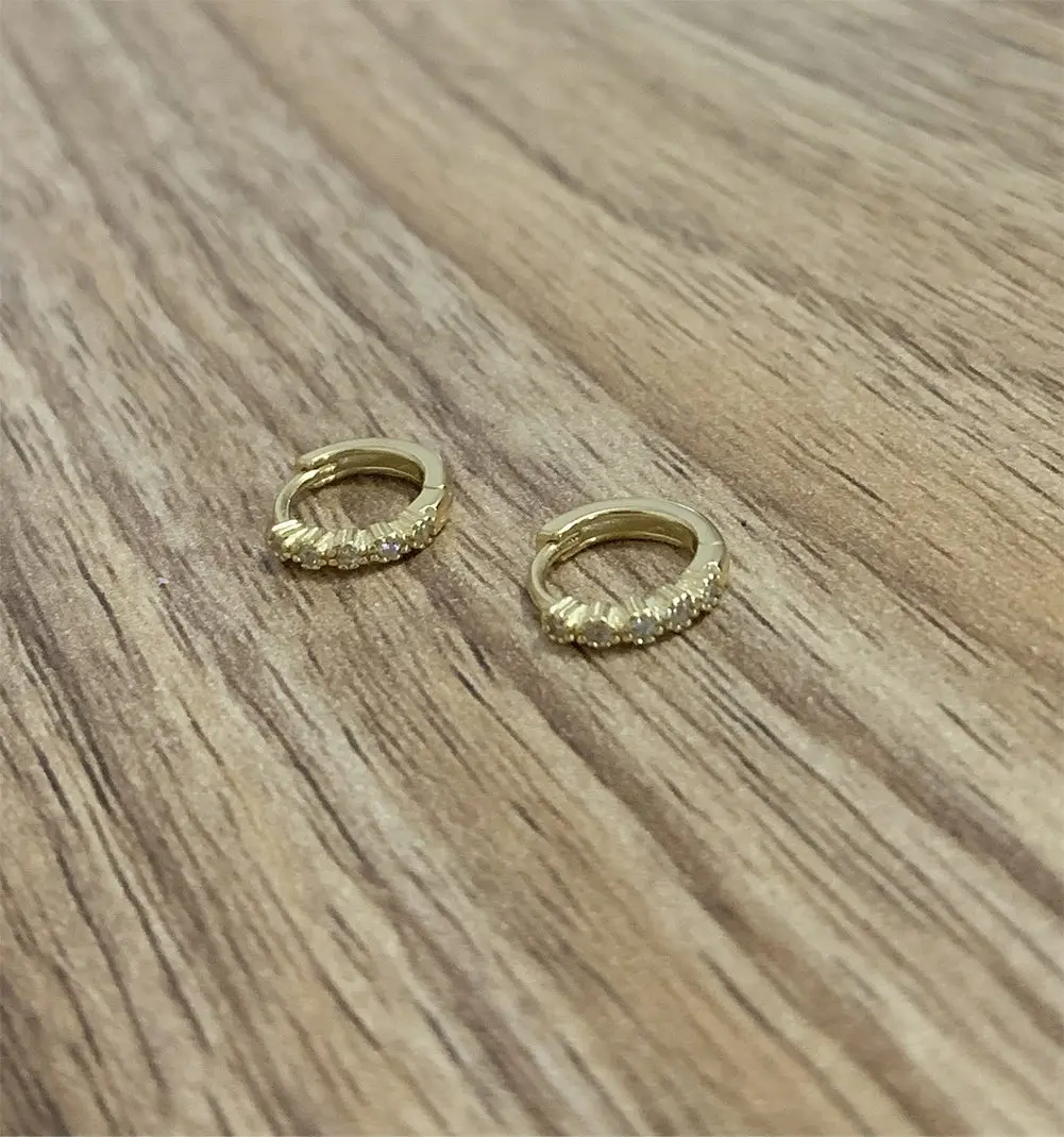Серьги из стерлингового серебра 925 пробы, модные ассиметричные длинные серьги с подвесками из циркона, женские серебряные серьги с жемчугом - Окраска металла: 1 pair hoop 8mm
