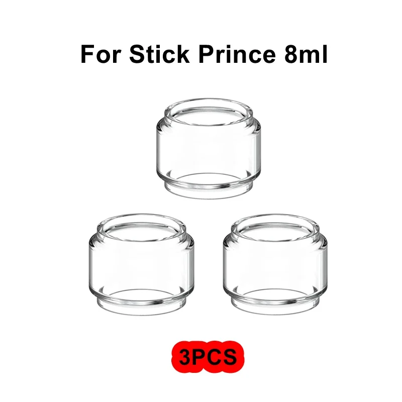 3 шт. в упаковке сменная стеклянная трубка Hongxingjia Pyrex для Smok TFV12 Prince 8 мл большая