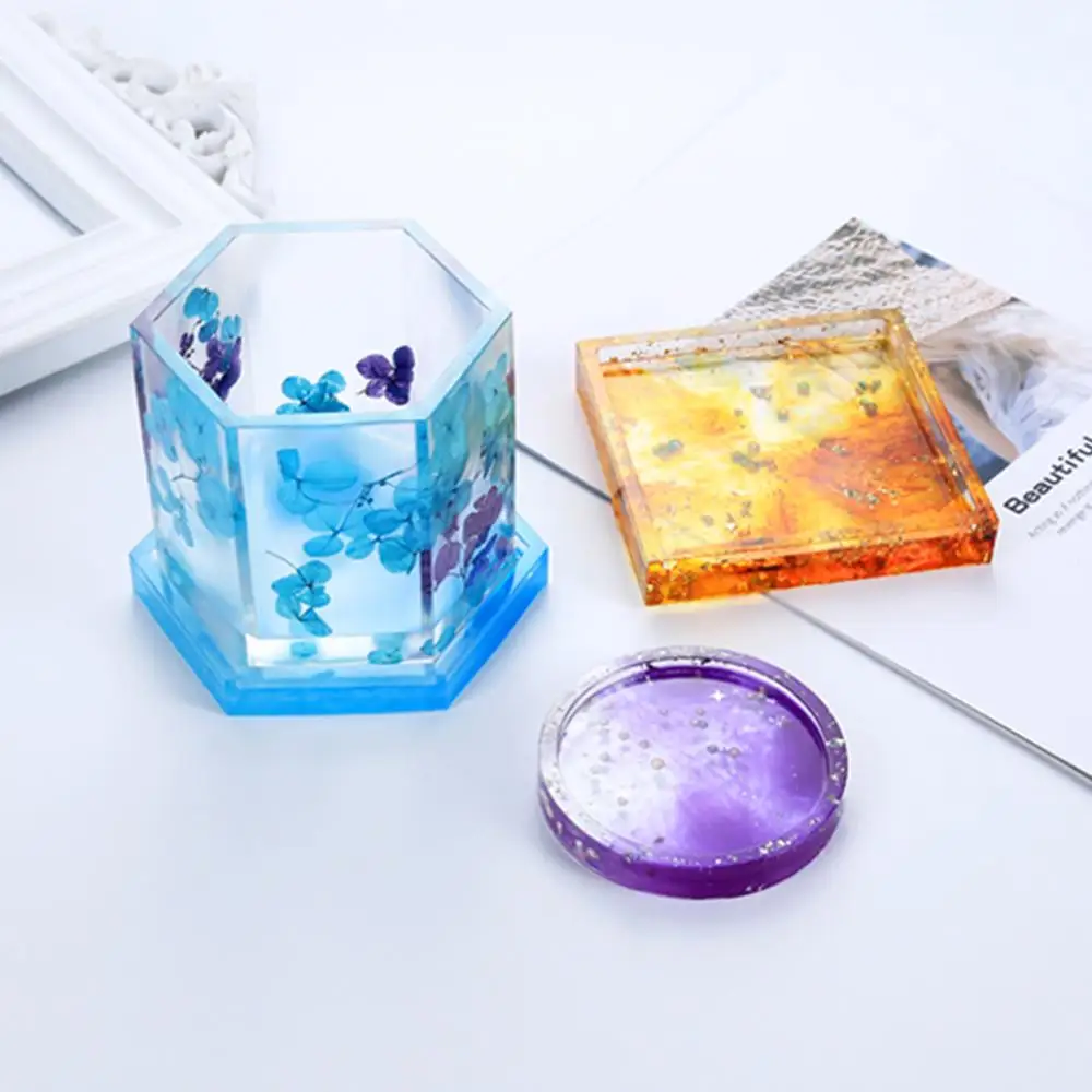 Новые Классические DIY силиконовые формы для горки квадратные эпоксидные литые