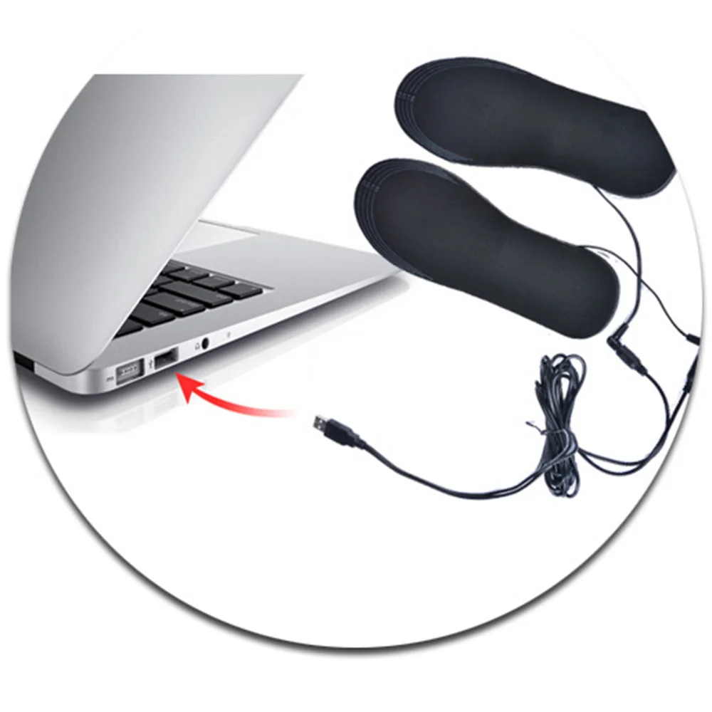 Стельки с подогревом от USB теплые для езды на мотоцикле зимние