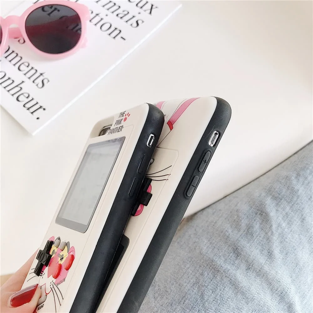 Игровой чехол для телефона для IPhone 11 Pro Max 6 6s 7 8 Plus X XS XR, чехол GB, портативная игровая консоль Gameboy, портативный чехол с милыми животными