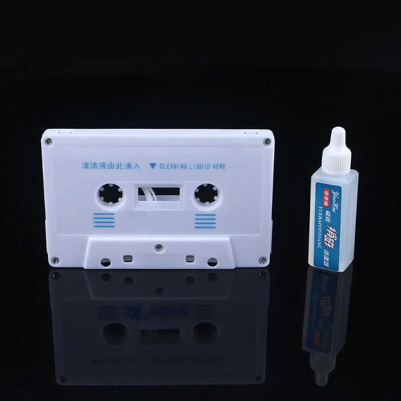 -Audio Cassette Tape Head Cleaner & Demagnetizer for Car Home and Portable Players Wet Type | Электроника