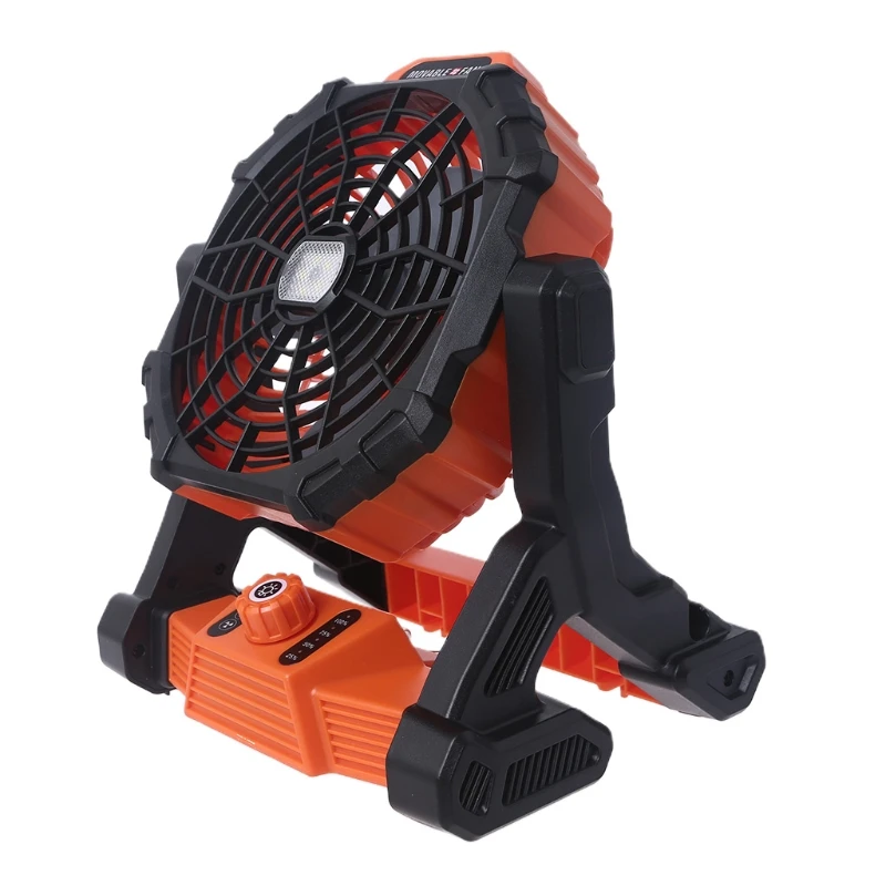 구매 67JA 야영 LED 빛 USB 재충전 용 휴대용 일 빛 속도 조정 가능한 회전 팬 7800mAh USB 보조베터리 책상 팬